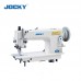 Single needle bottom feed walking foot lockstitch sewing machine for extra heavy material